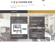 Tablet Screenshot of clever-age.com
